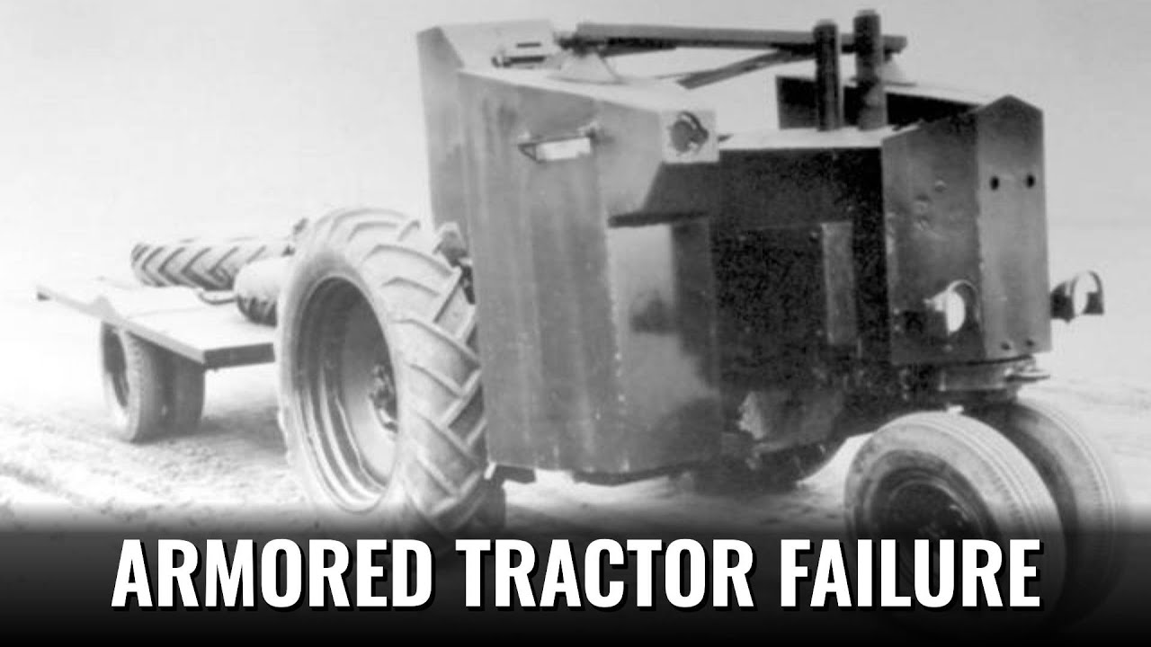 Бронированный трактор John Deere A1/A2: неудачный военный эксперимент