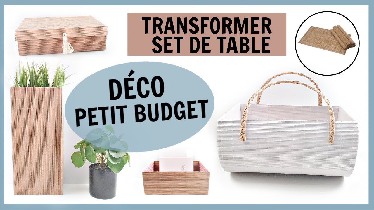 QUE FAIRE AVEC DES SETS DE TABLE IDÉES ET ASTUCES