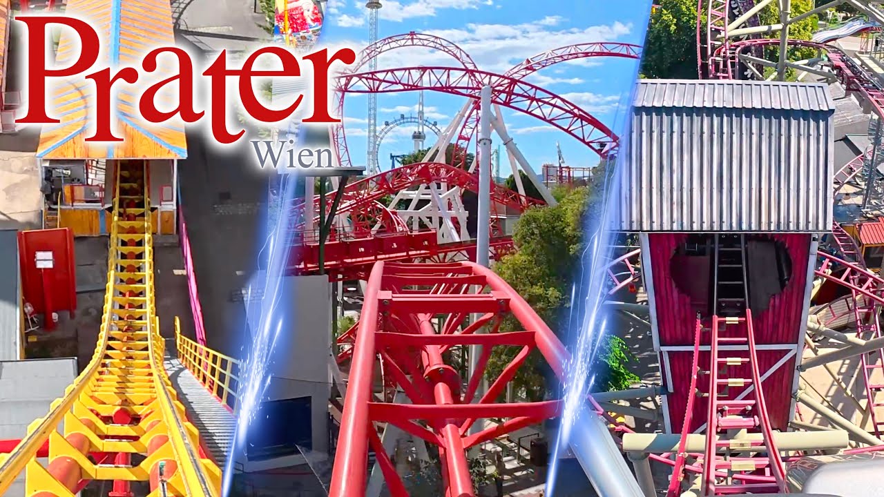 Alle Achterbahnen im Wiener Prater 2025 🇦🇹