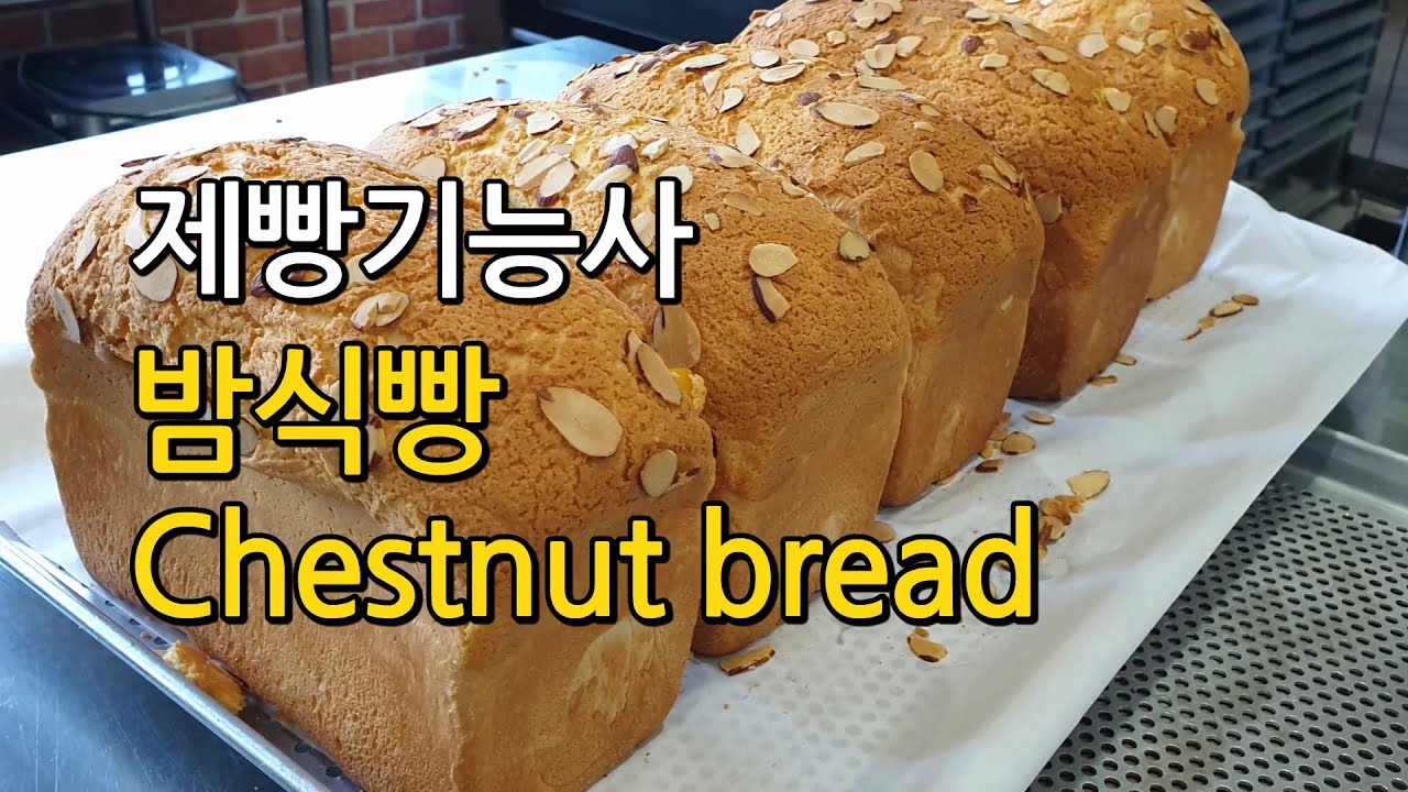 밤식빵 Chestnut Bread [제빵기능사 실기]