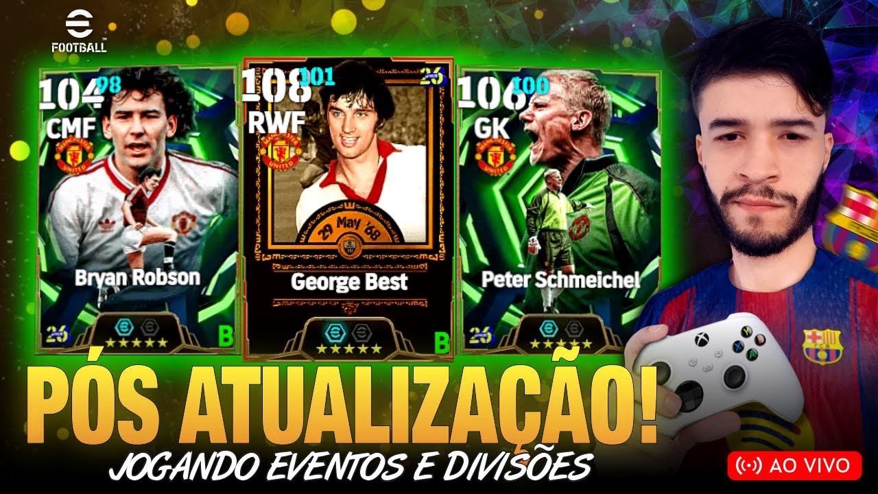 🔴 LIVE | eFootball™ 2026 | PÓS ATUALIZAÇÃO | JOGANDO EVENTOS E DVISÕES AO VIVO!