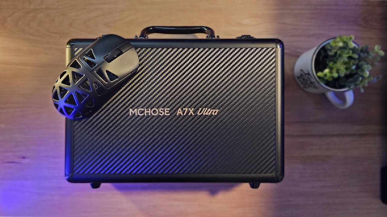 Review Mchose A7X Ultra de Magnésio e com Maleta! A Elite dos mouses high-end.