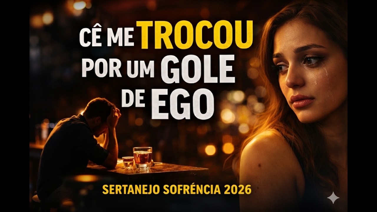 Cê Me Trocou por um Gole de Ego | Sertanejo Sofrência 2026