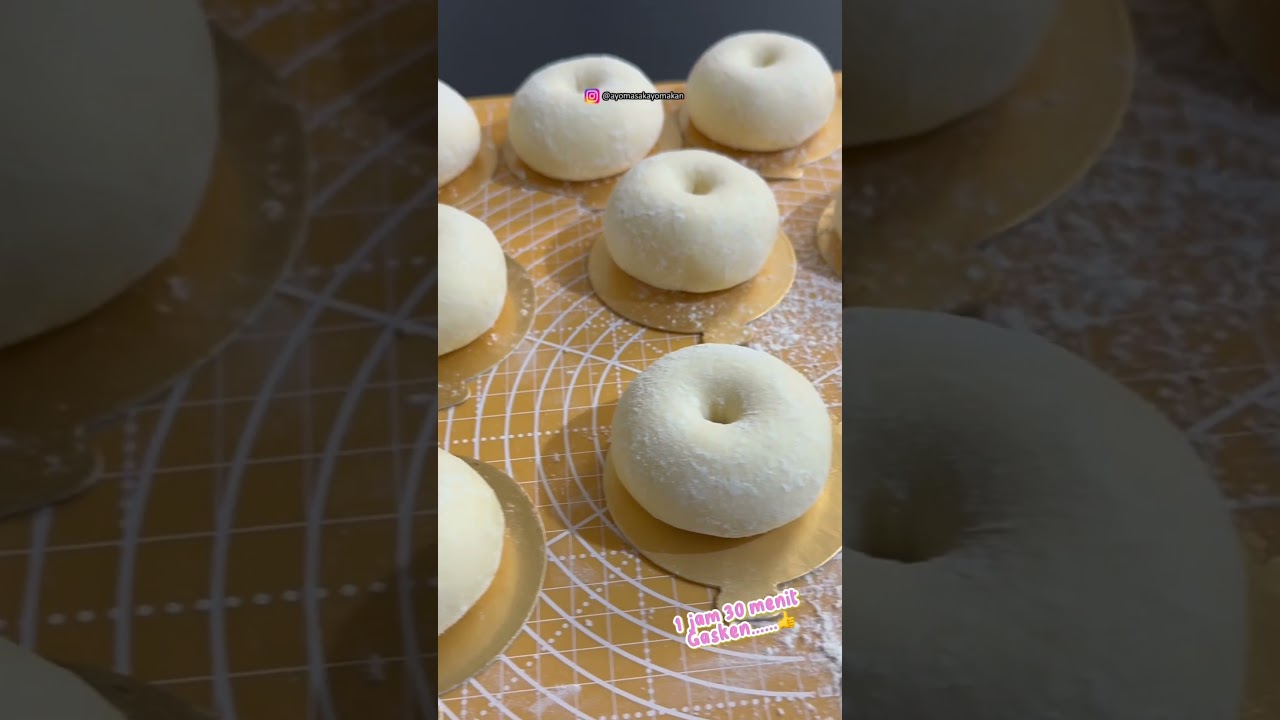 Proofing donat agar white ring tinggi