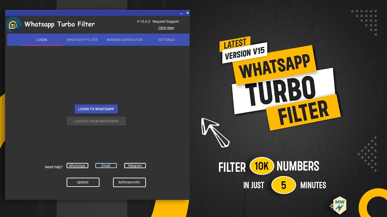 filter whatsapp and non whatsapp number | whatsapp number verifier  | whatsapp turbo filter tutorial