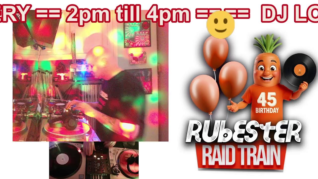 💥💥 RUBESTERS BIRTHDAY RAID TRAIN 💥💥 DJ Andy parks 💥💥