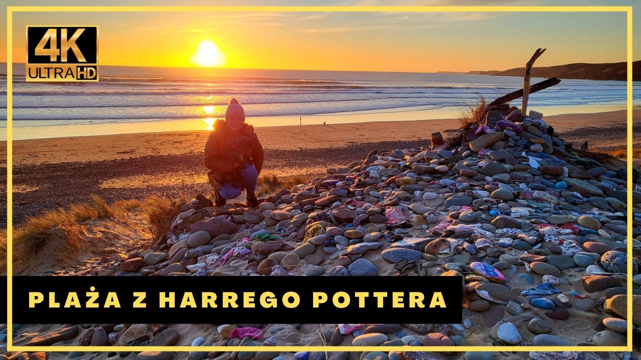 HARRY POTTER - Gr&oacute;b Zgredka📍 Freshwater West Beach, test mikrofonu RODE