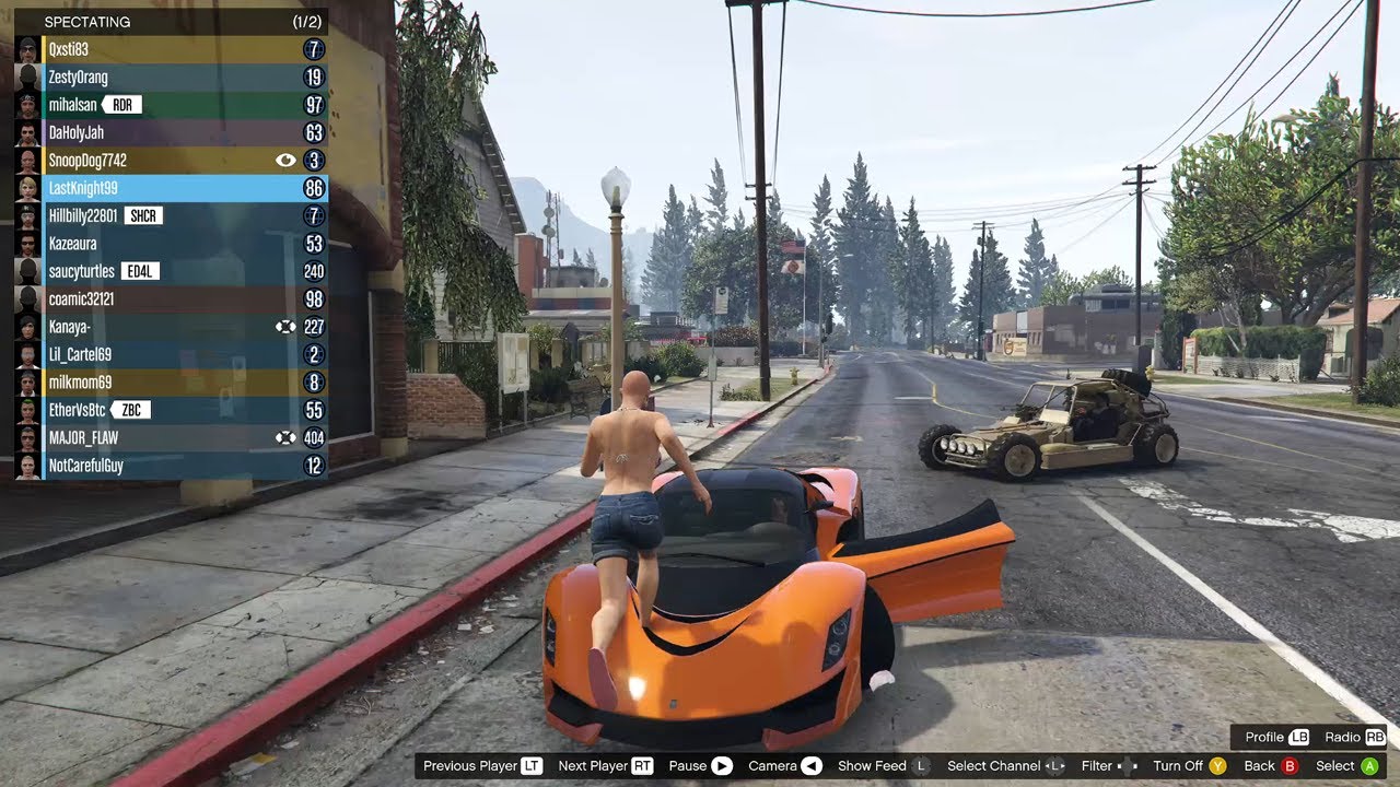 Spectating Random Players In GTA5! (This Is Actually Fun lol)