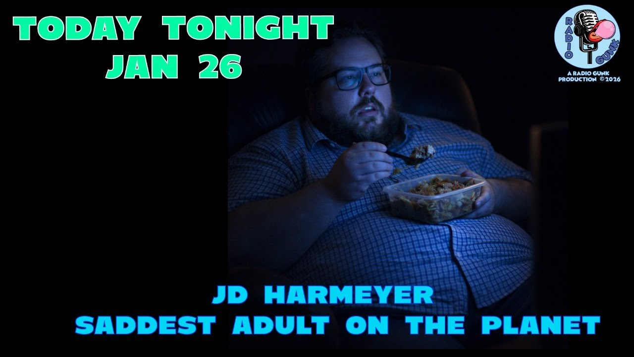 Today Tonight Jan 26 - JD Harmeyer - Saddest adult on the planet.