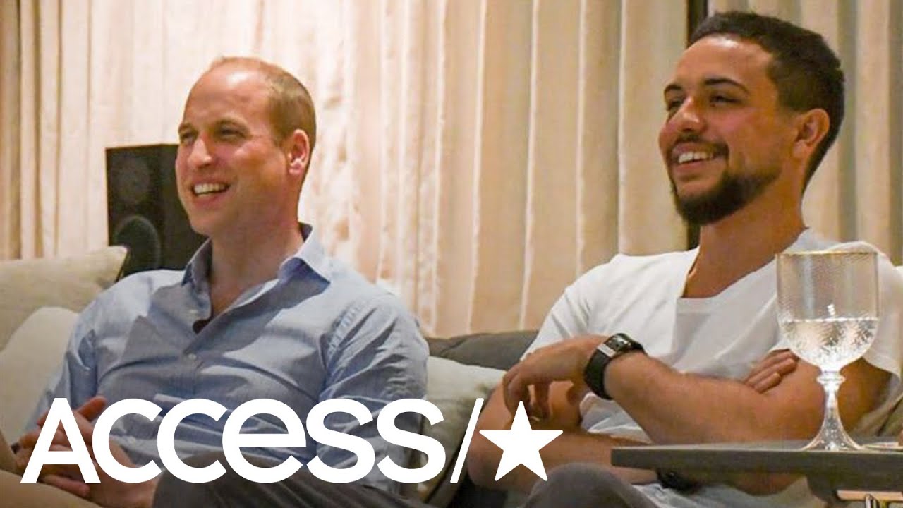 Prince William Watches The World Cup With The Crown Prince Of Jordan | Access