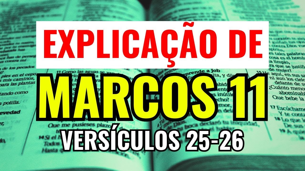LIBERE O PERD&Atilde;O O MAIS R&Aacute;PIDO POSS&Iacute;VEL - (MARCOS 11:25-26)