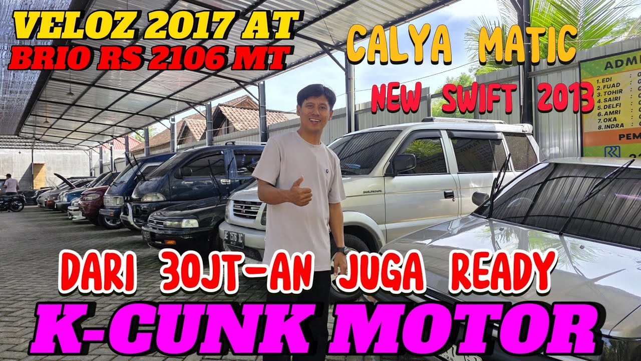 Veloz 2017 AT, Brio RS 2016 MT, New swift 2013
