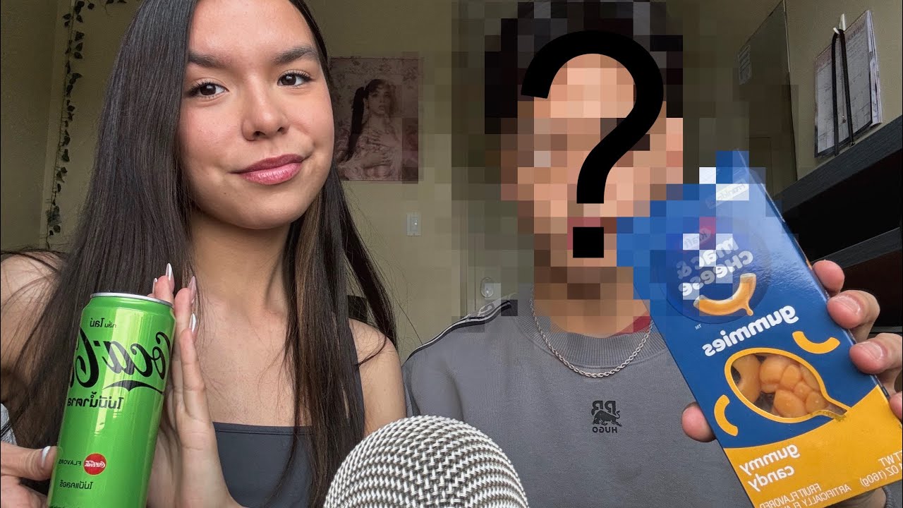 ASMR Tasting weird candy 🍬🤦🏻‍♀️(BOYFRIEND REVEAL) WE ATE MOLD?!🤢
