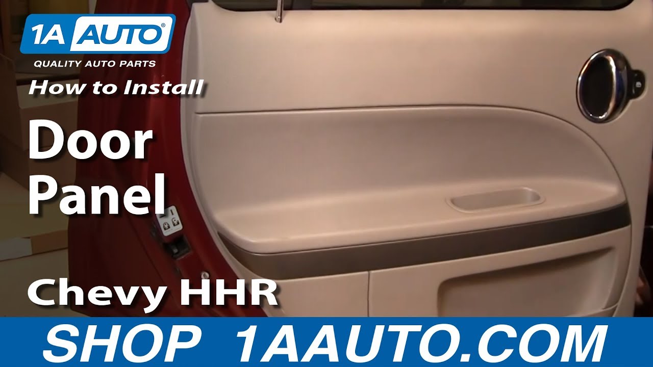 Как снять заднюю дверную панель Chevrolet HHR 06-10