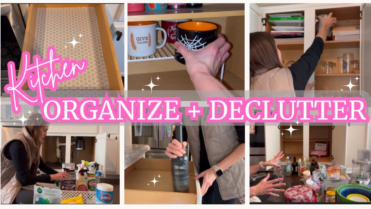 *NEW*  KITCHEN ORGANIZE + DECLUTTER