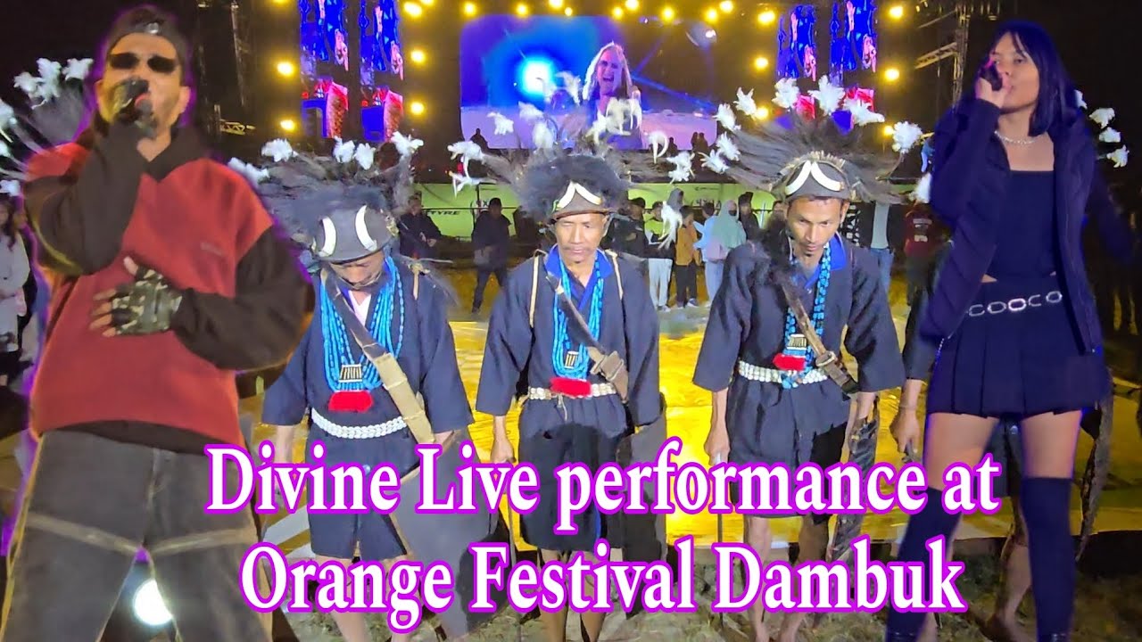 @viviandivine live performance  at Orange Festival Dambuk || Arunachal Pradesh Vlog 🇮🇳 ||