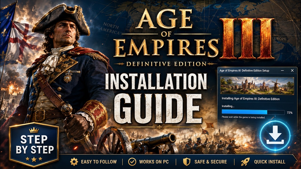 Age of Empires III: Definitive Edition &ndash; Installation Guide | Easy Step-by-Step PC Setup