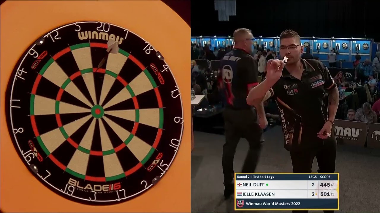 Neil Duff Vs Jelle Klaasen WDF Winmau World Masters 2022