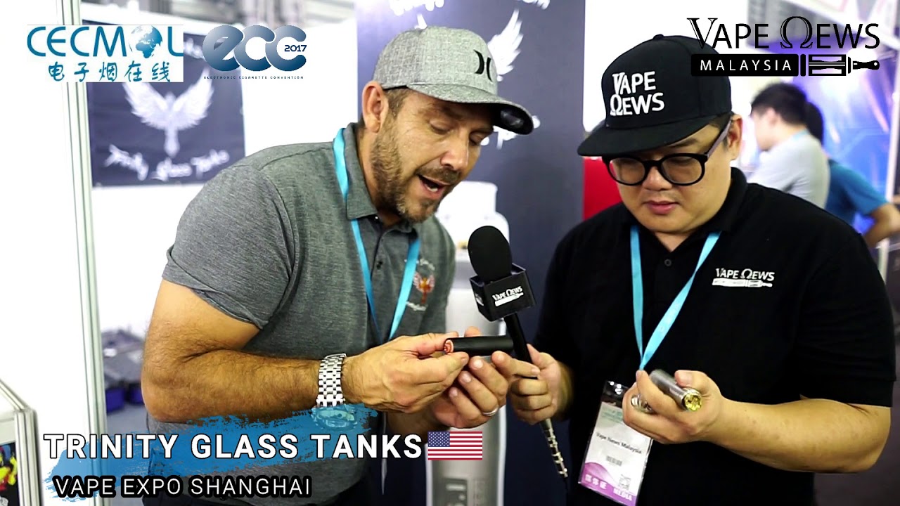 VAPE EXPO SHANGHAI 2017: TRINITY GLASS TANKS