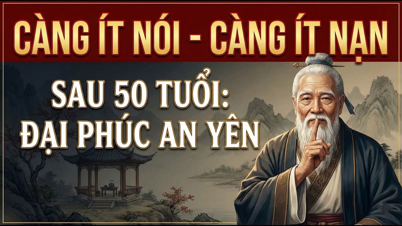 CỔ NHÂN DẠY: Sau 50 Tuổi, Càng Ít Nói Càng Ít Nạn | Triết Lý Sống | Cổ Nhân Audio