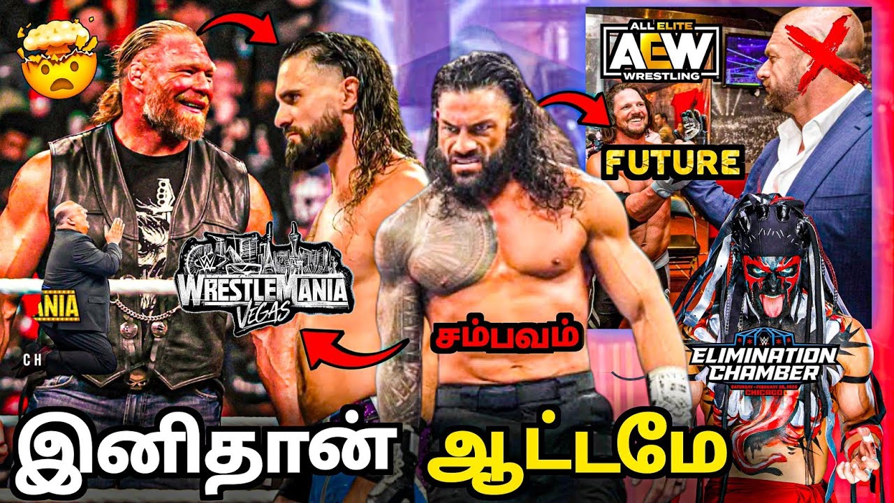 OMG😱 Brock Lesnar Opponent Leaked, Roman Reigns, Wretlemania Plans | Tamil