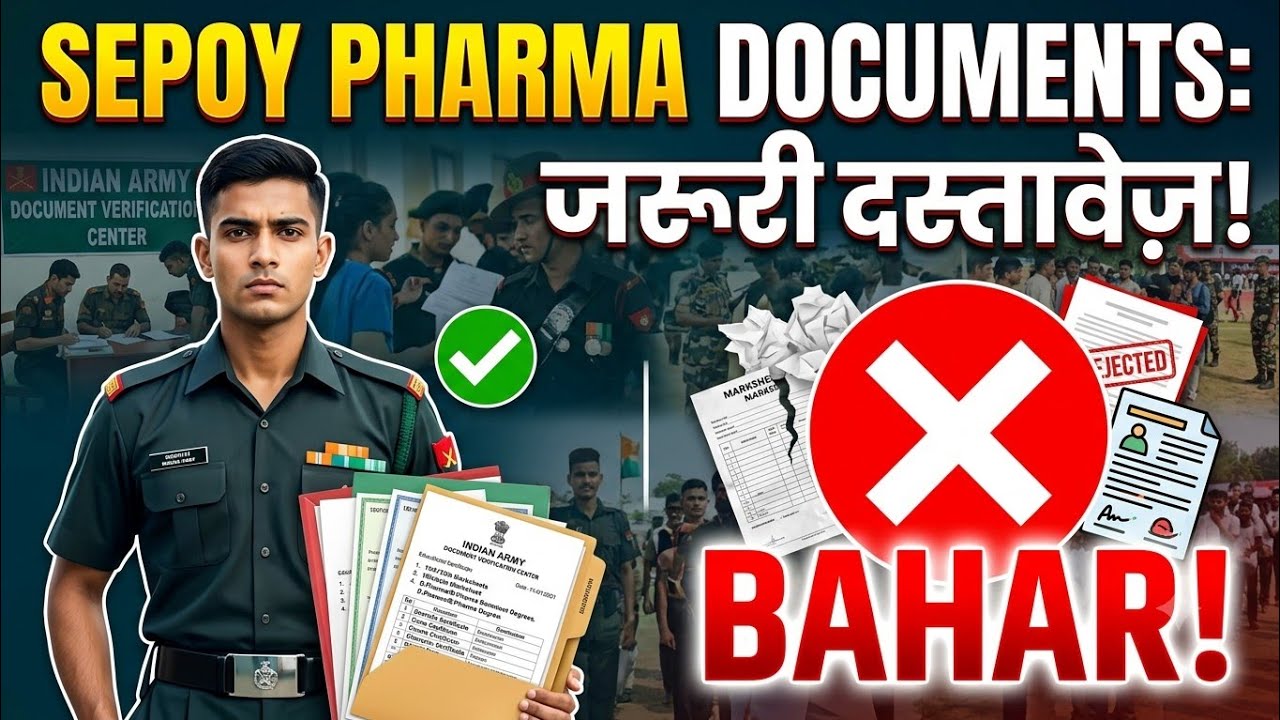 Sepoy Pharma Document Verification 2026 | Required Documents List | DV Complete Guide