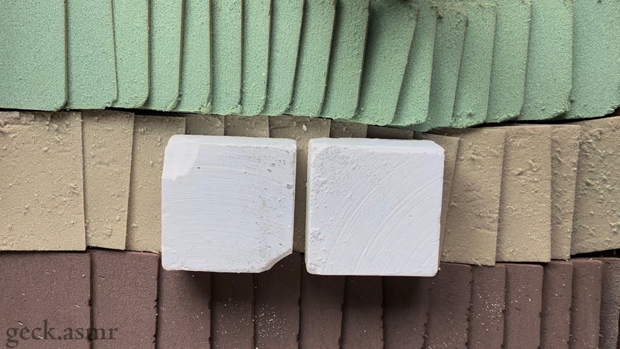 ❇️ ASMR - Floral Foam Comparison thins crush w/ soft chalk
