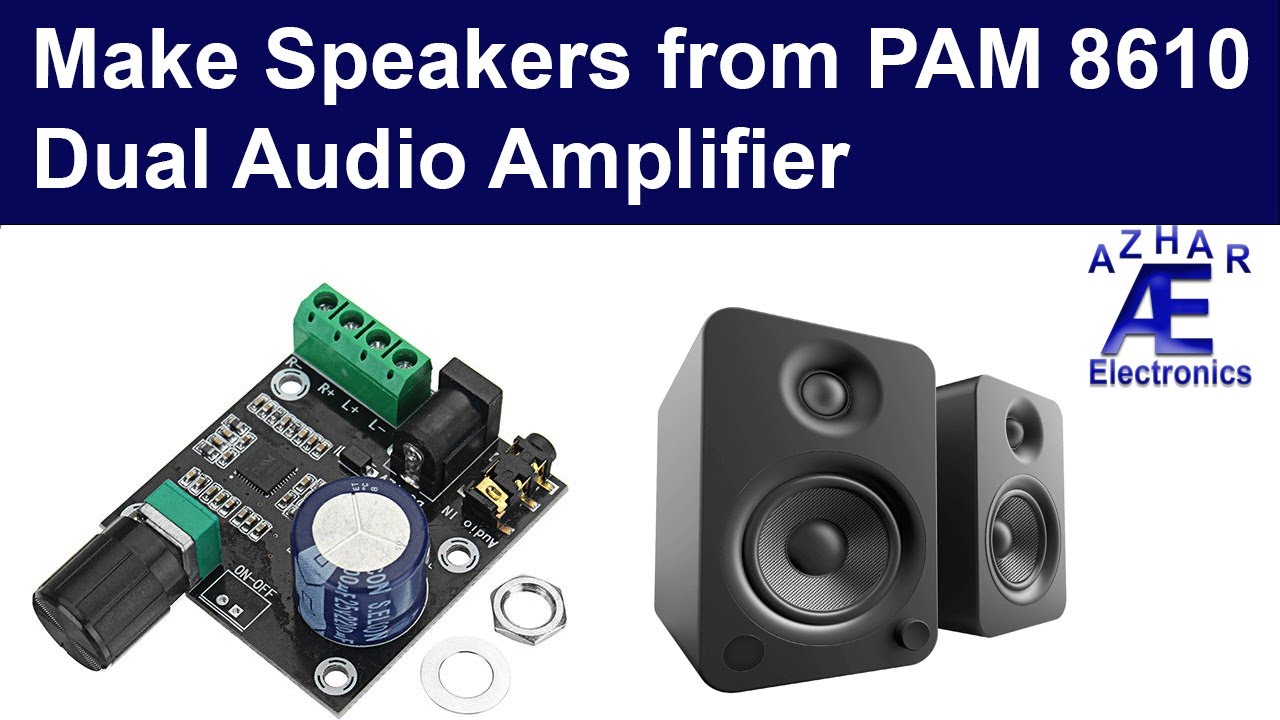 PAM8610 Digital Dual Audio Amplifier Speakers