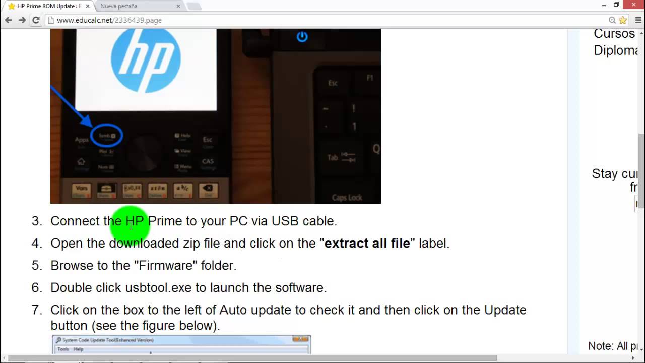 HP PRIME: ACTUALIZAR ROM HP PRIME