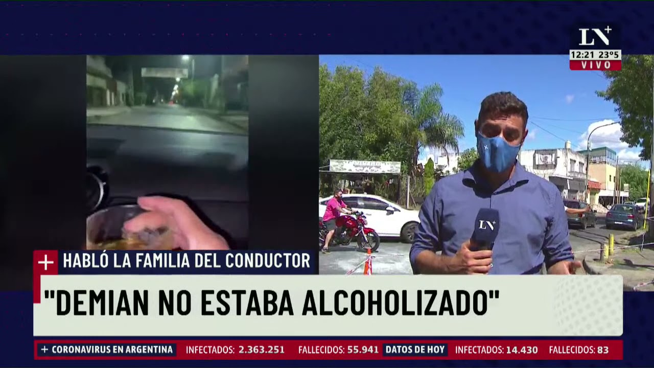 Accidente fatal en Lanús. Habló la familia del conductor: 