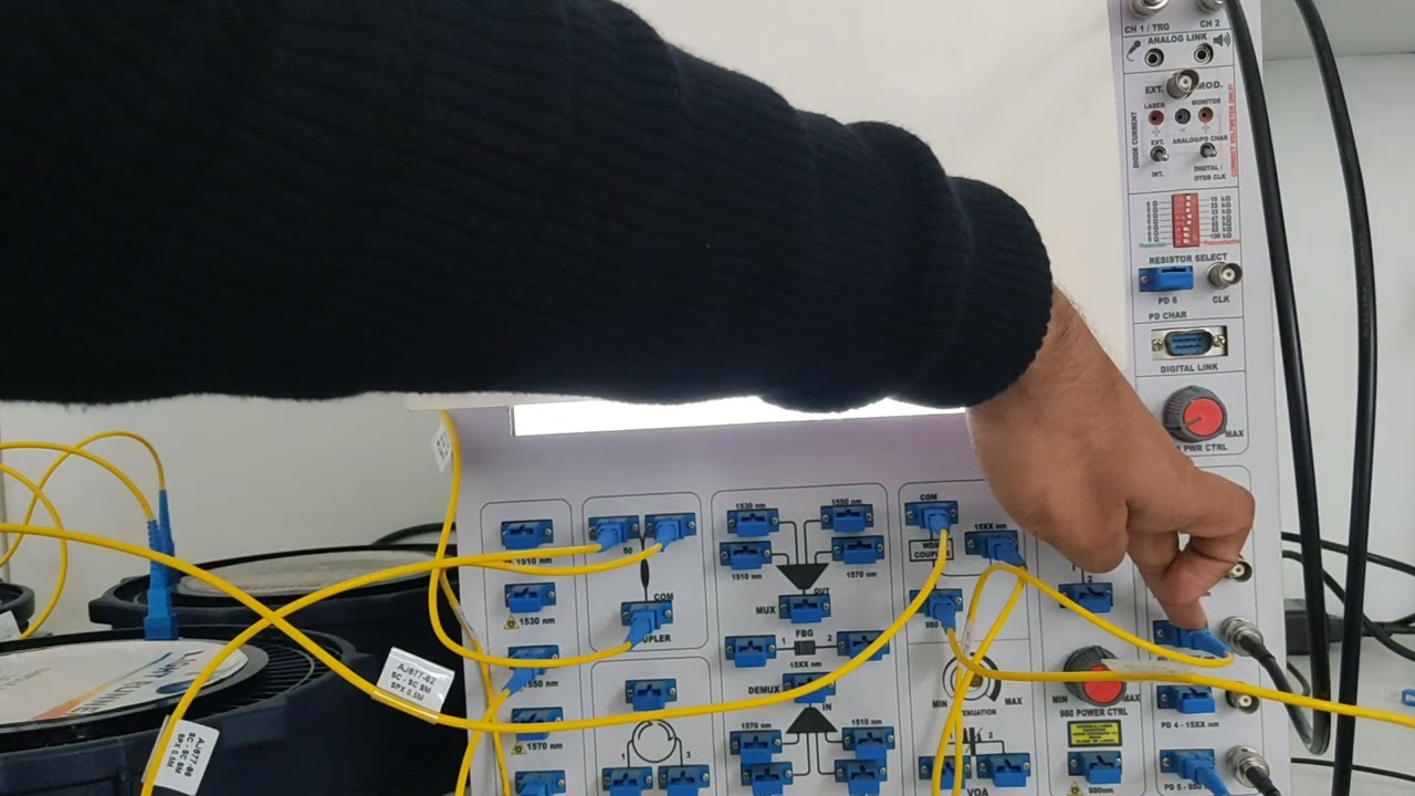 Light Runner system: Dispersion in optical fiber