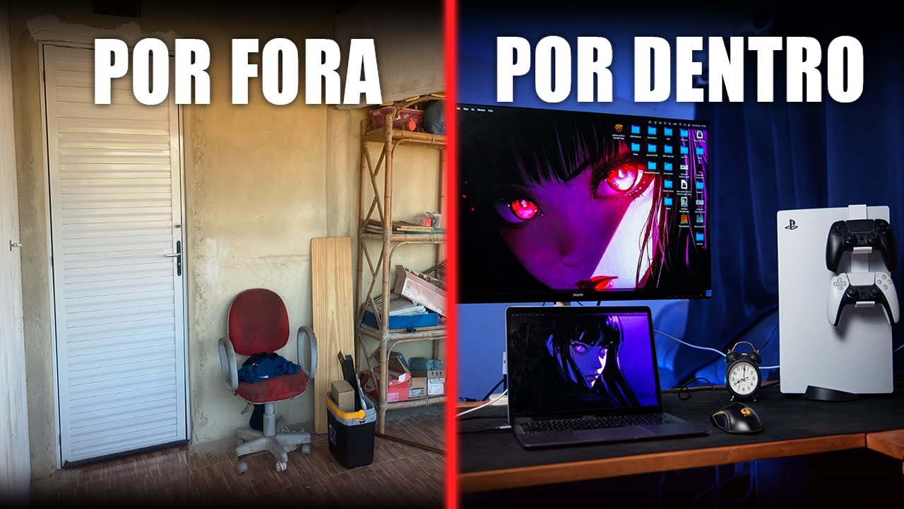 quanto custou construir o QUARTO GAMER na VARANDA de casa?