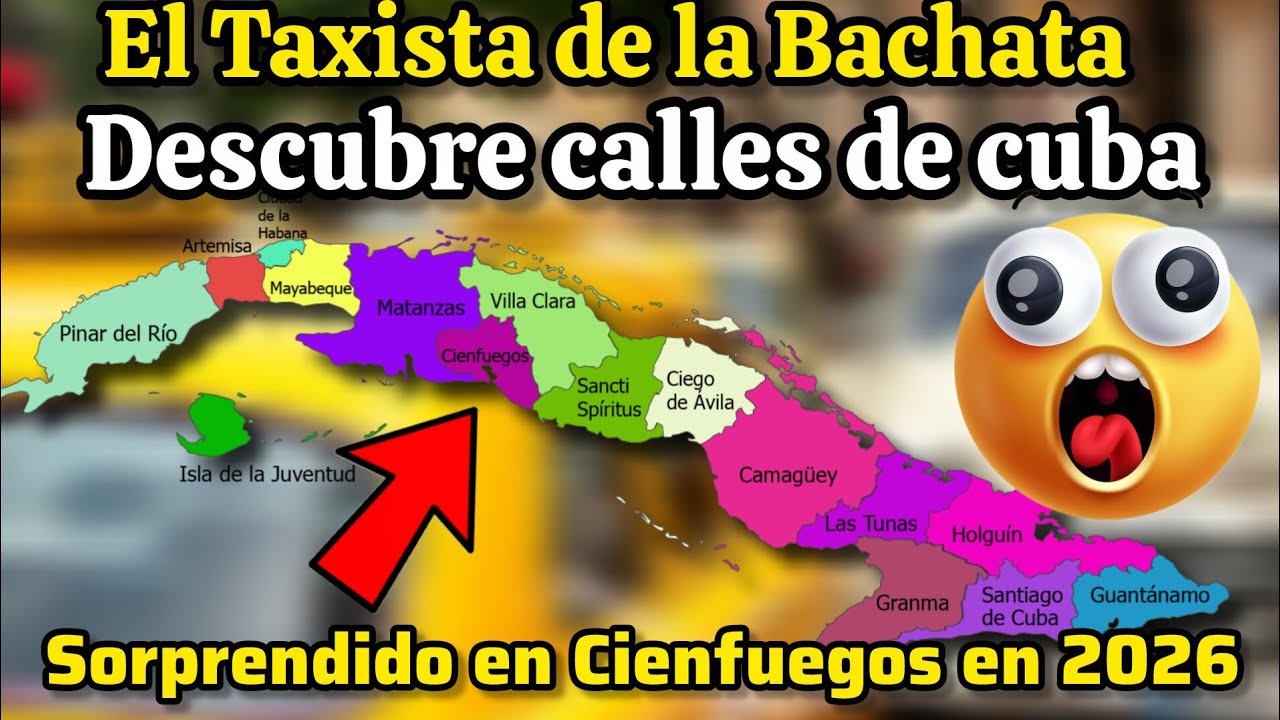 👉 🚖 El Taxista de la Bachata recorriendo Cienfuegos, Cuba | 2026 🔥🇨🇺