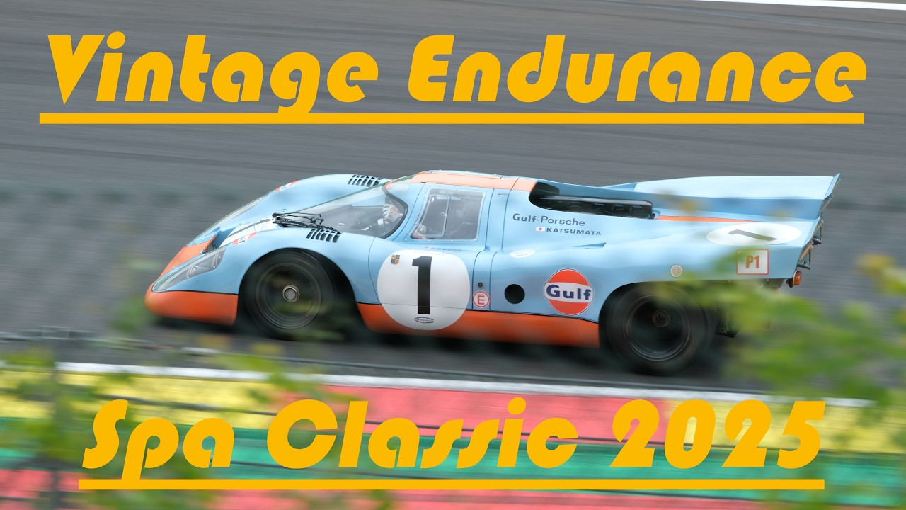 Porsche 917, K3 935, GT40 etc. | Pure Sound | Spa Classic 2025 Endurance Legends