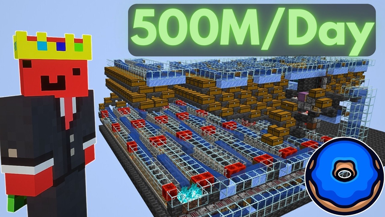 New Best Meta Beginner Kelp Farm For Donut SMP - 500M per day