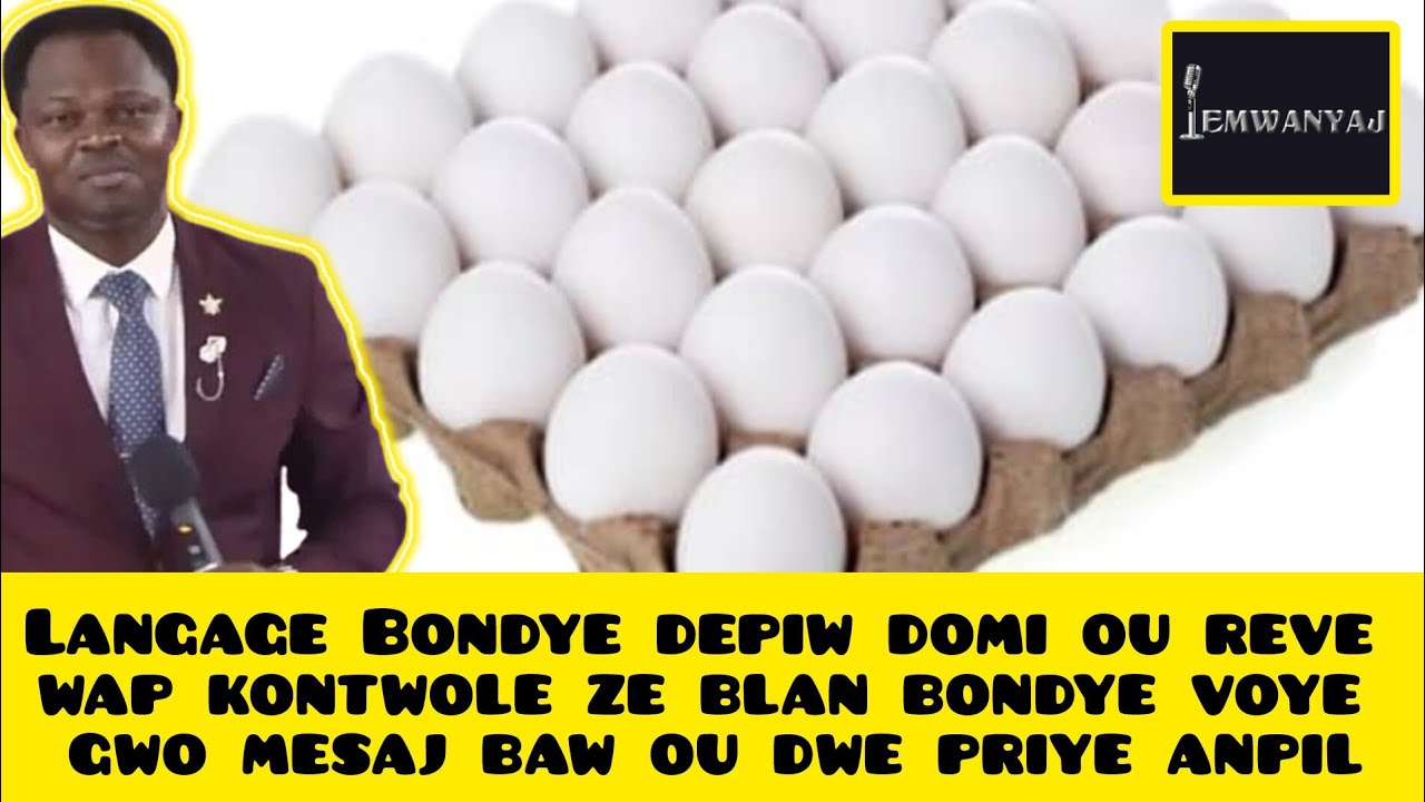 Langage Bondye depiw domi ou reve ze wap kontwole ze ou reve ze kraze jó ze ze pouri ou dwe priye fo