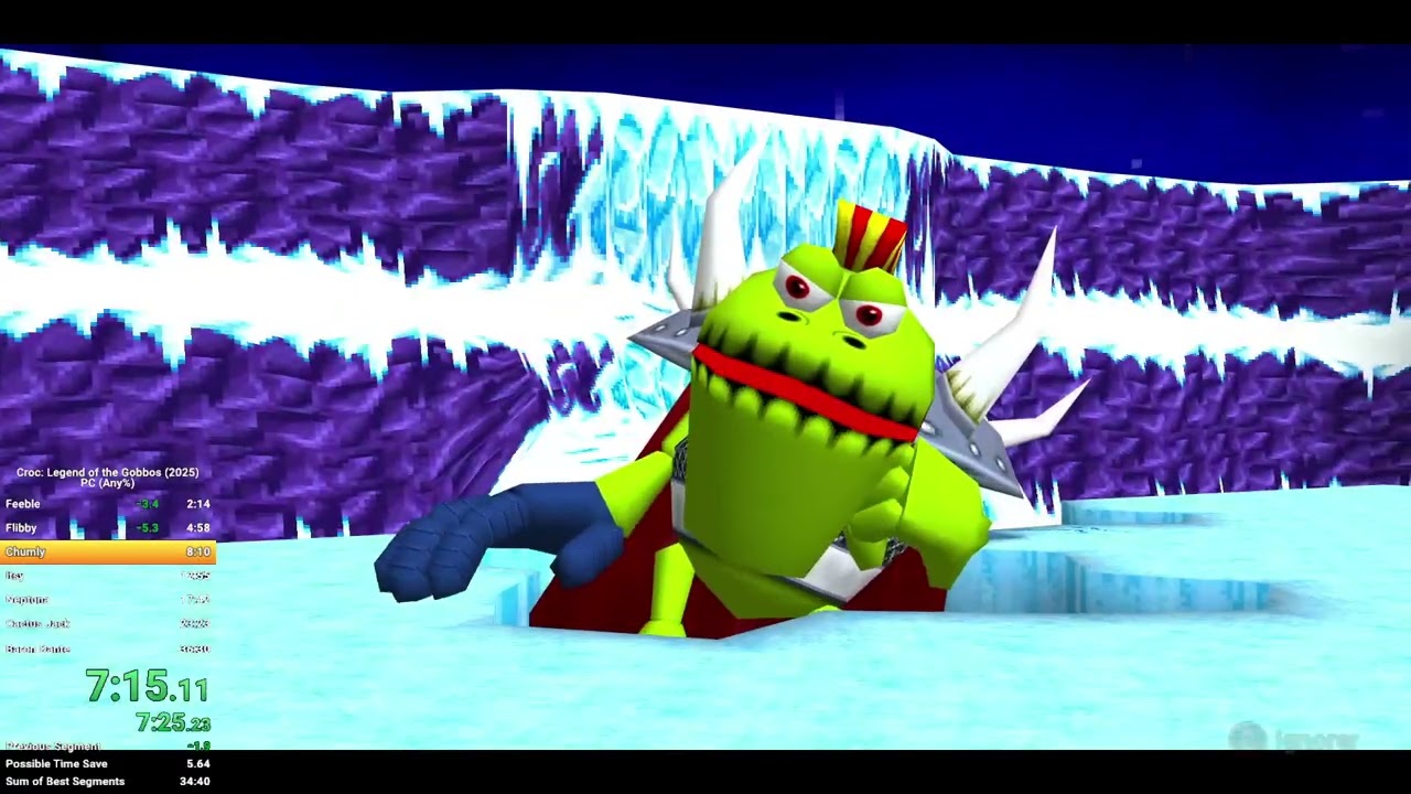 Croc Legend of the Gobbos Remaster - Any% - 35:36