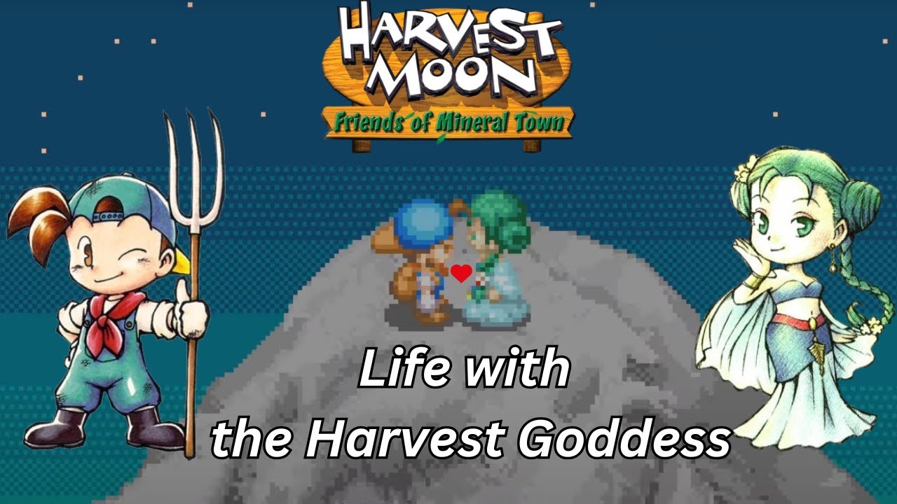 Harvest Moon: Friends of Mineral Town - The Harvest Goddess (Events, Dialogue, Marriage)
