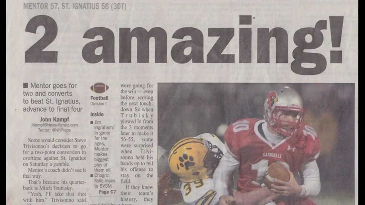 Mentor Football Season Highlight