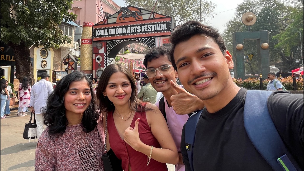 Kala Ghoda x Marine Drive With Them ❤️😁 | Dpu Diaries