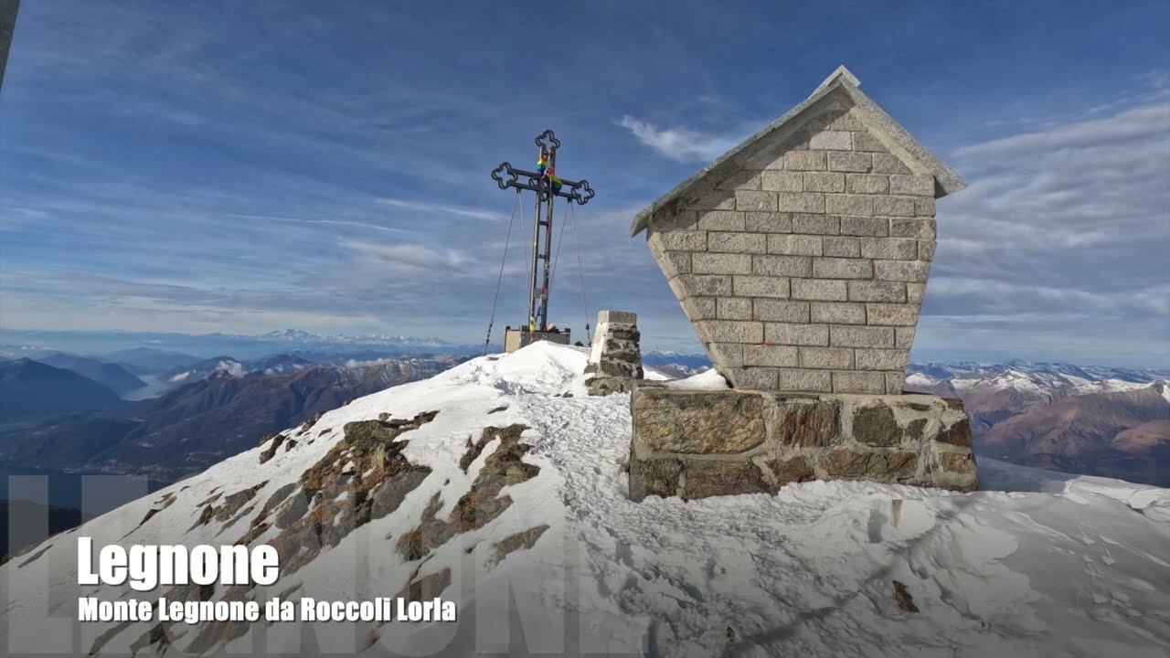 Monte Legnone (2610 m) da Roccoli Lorla - 11 dicembre 2025 -