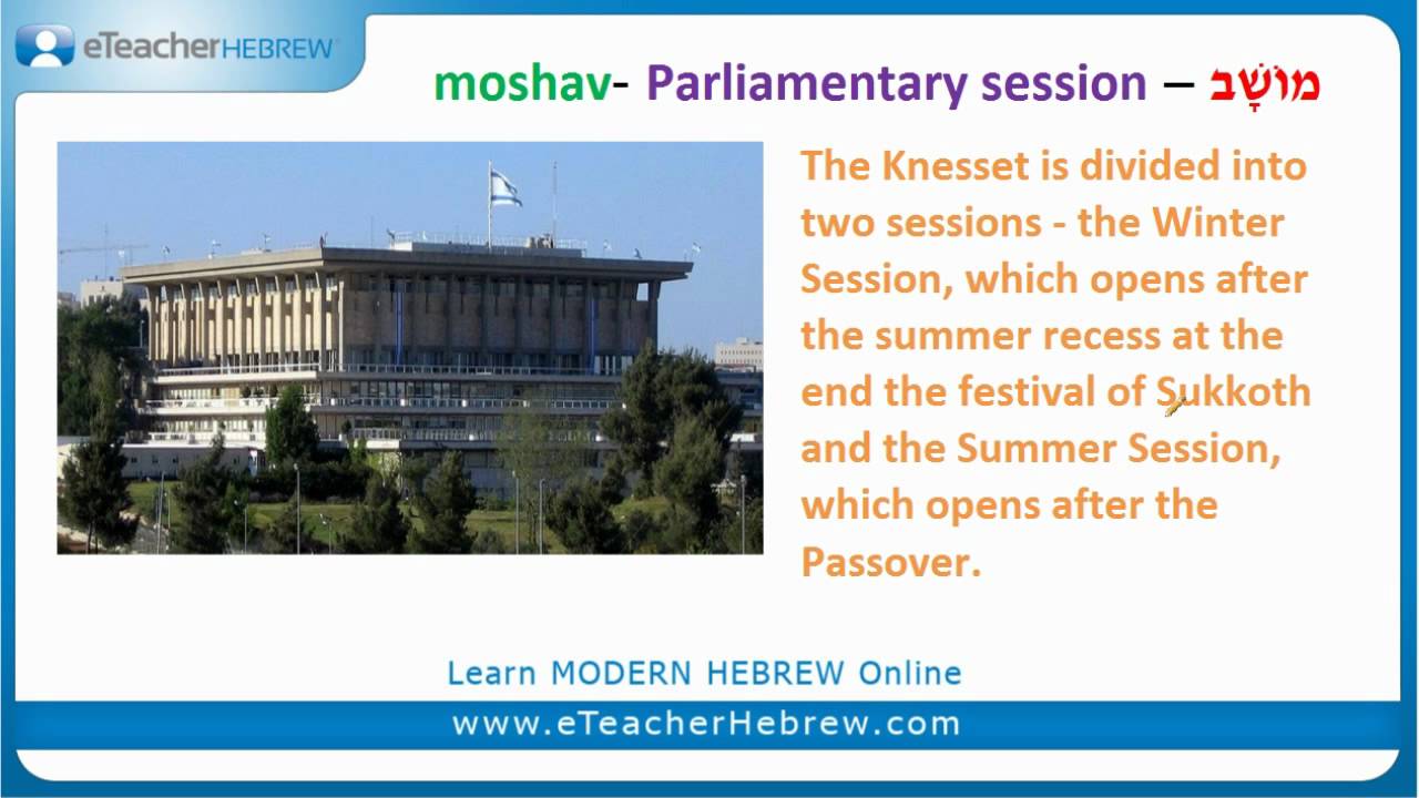 Where is the Israeli parliament? | Modern Hebrew Q&A with eTeacherHebrew