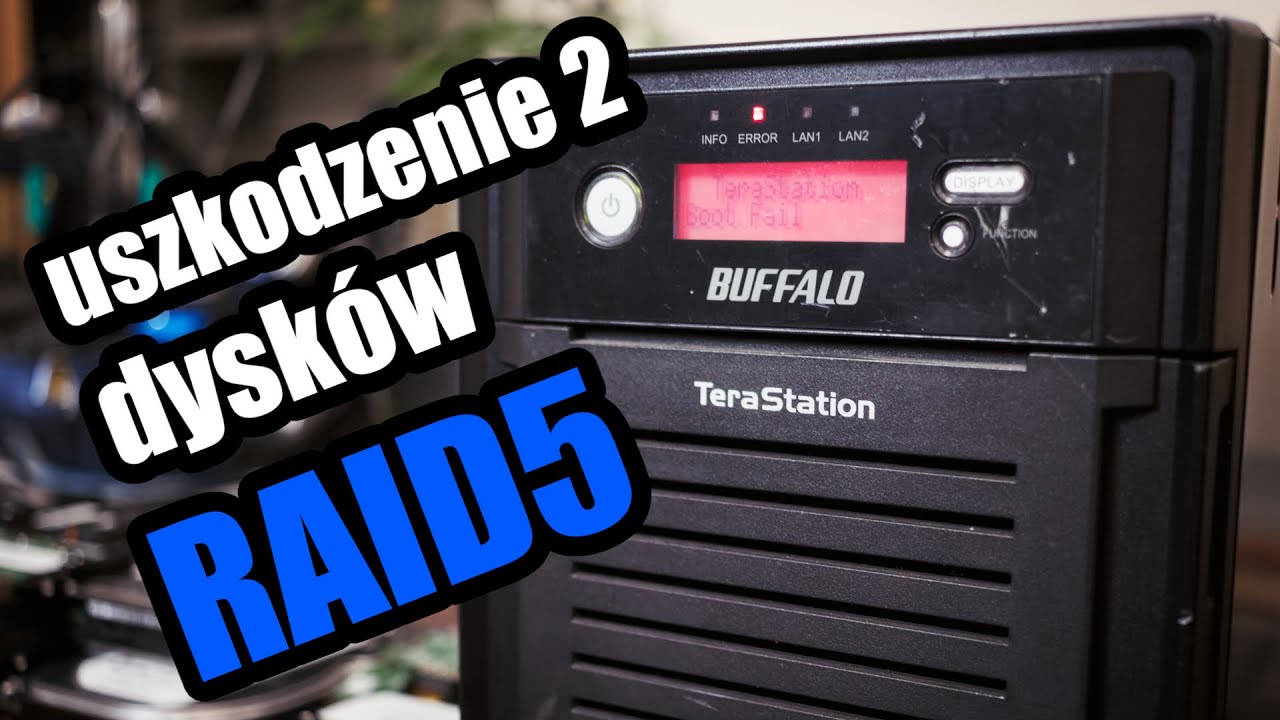 Odzyskiwanie danych z macierzy RAID 5 · serwer NAS Buffalo TeraStation