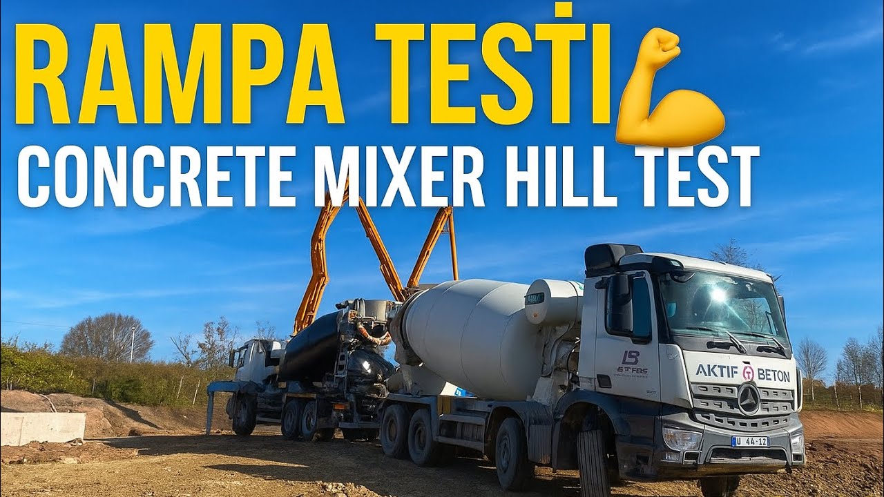 Mikserle Dağ Yolu Serüveni 💪 Concrete Mixer Challenge