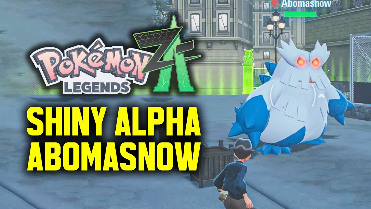 Pokemon Legends ZA - How to get Shiny Alpha Abomasnow (Easy Shiny)