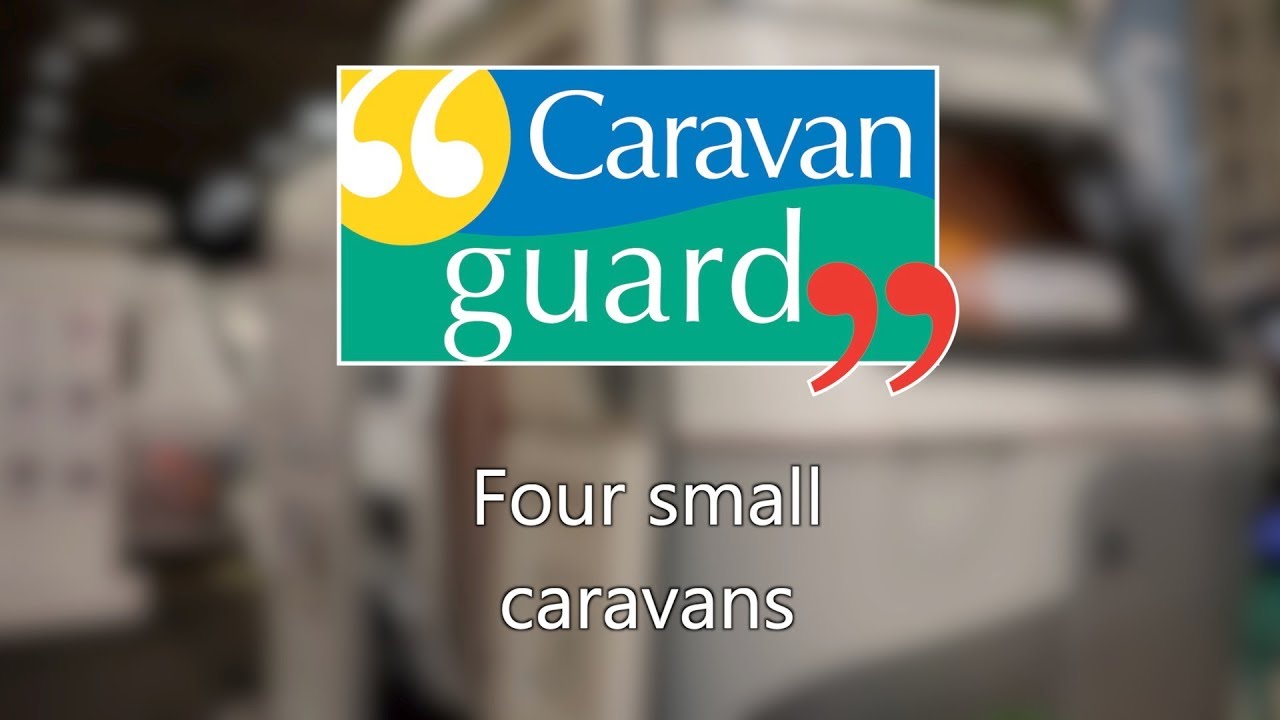 Four pint-sized caravans