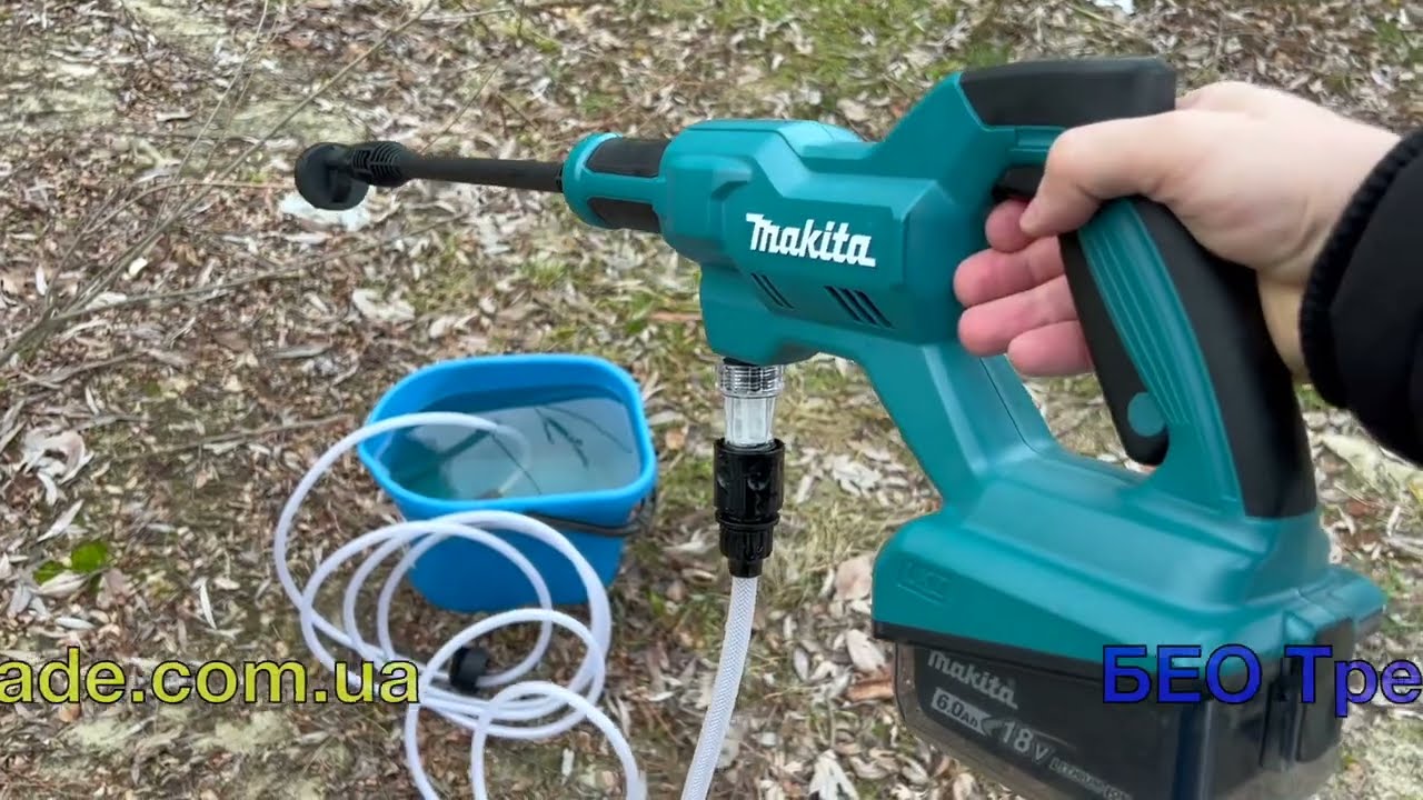 ✅ Тестування акумуляторної мінімийки Makita DHW180 на бетоні, дереві, автомобілі - результат 👍