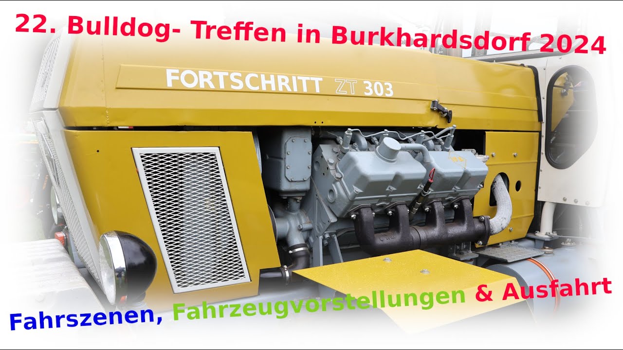 22. Bulldog-Treffen in Burkhardtsdorf mit Ausfahrt 2024