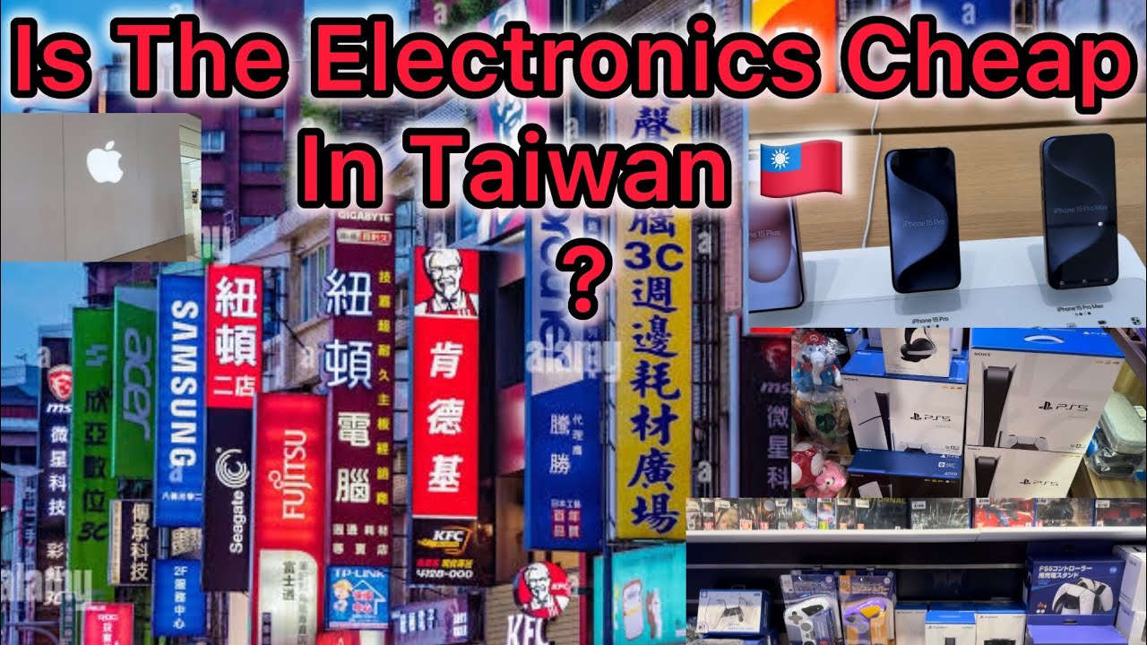 Is the Electronics Market In Taipei Taiwan Cheap.? l Apple Store l iPhone 15 Series l Gaming l EP;15