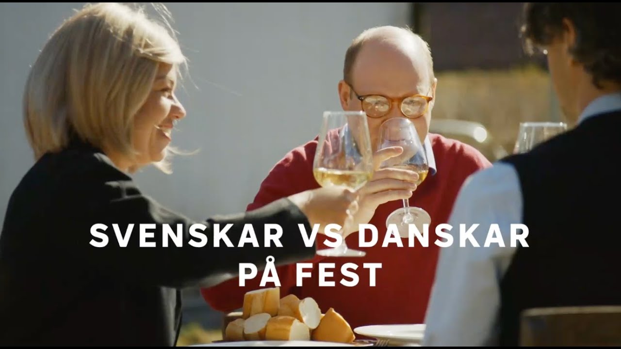 Svenskar och danskar n&auml;r de kr&ouml;kar